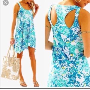 Lilly Pulitzer Monterey Dress in Resort White in a Pinch pattern - size XL